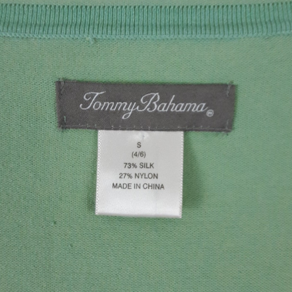Tommy Bahama Silk blend Cardigan Sweater Small - Picture 2 of 5